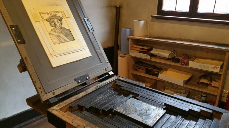 Antique Printing Press Print valuations at iValuations