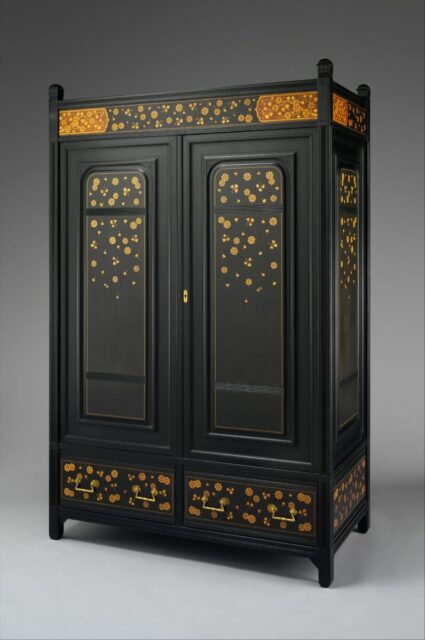 Anglo-Japanesque Style Wardrobe by Herter Brothers (German, active New York, 1864-1906).
