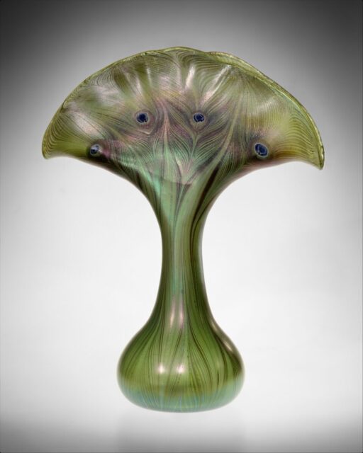 Favrile Glass Vase, Designed by Louis C. Tiffany (American, 1848-1933), Circa 1895, made by Tiffany Glass and Decorating Company (American, 1892–1902).