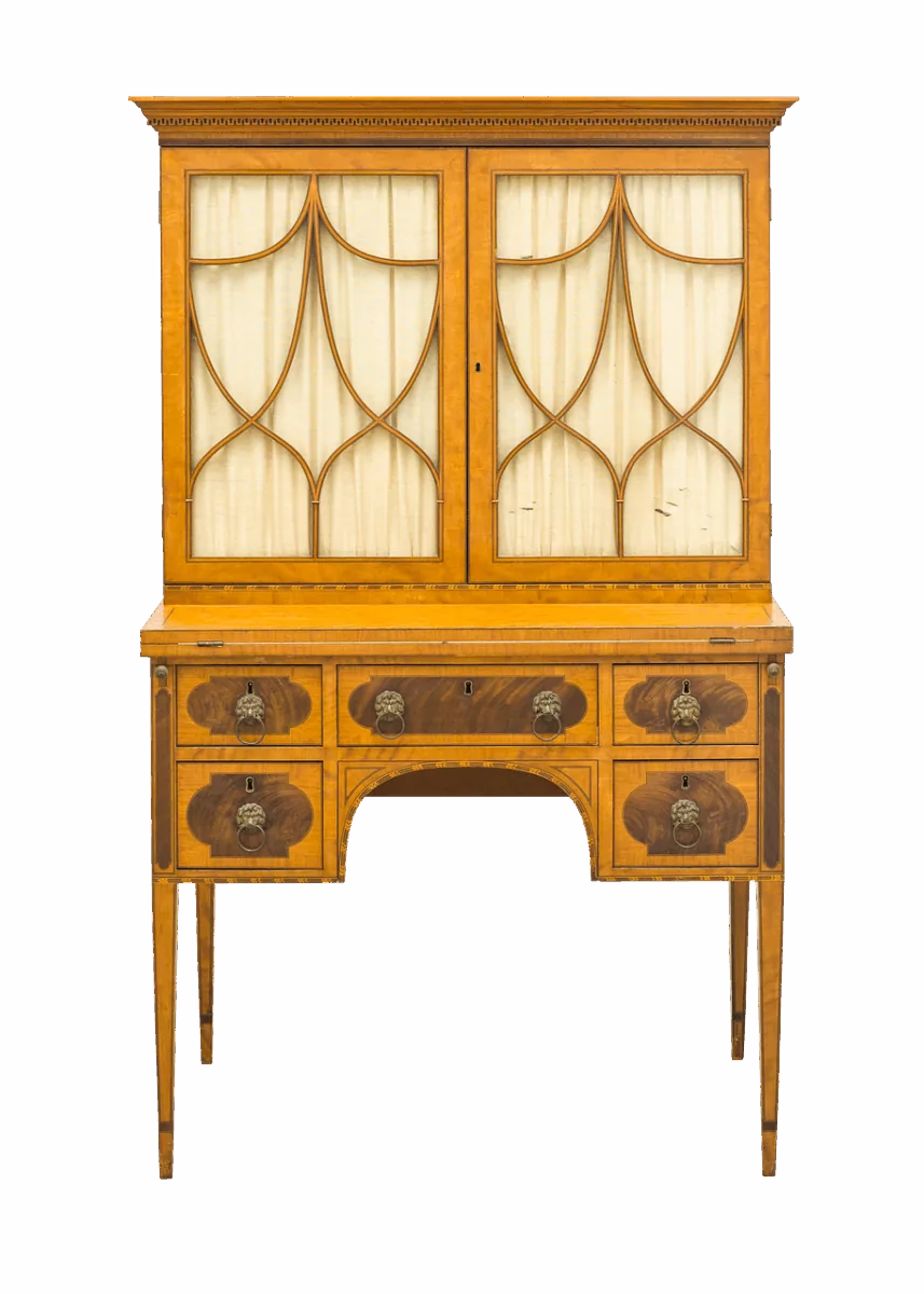 Antique satinwood cabinet