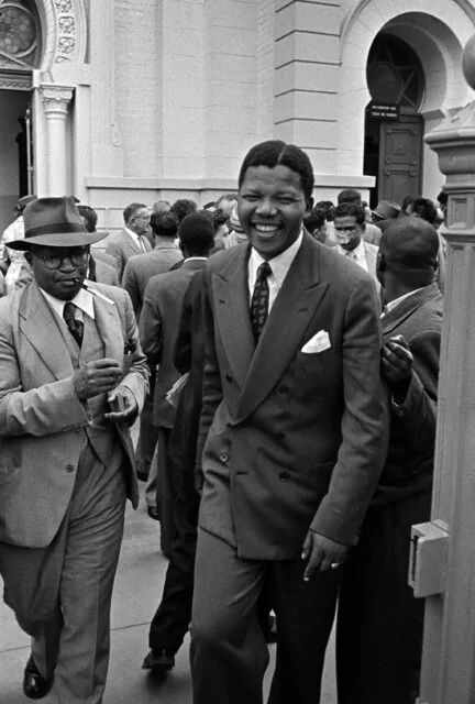 Jurgen Schadeberg Nelson Mandela & Moses Kotane