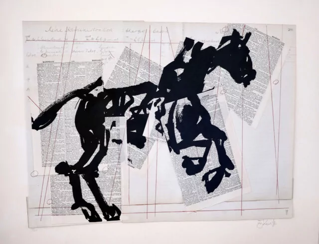 William Kentridge Universal Archive (Horse) 2012.