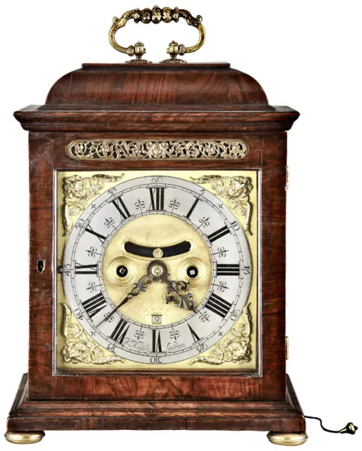 William III table clock, circa 1690.