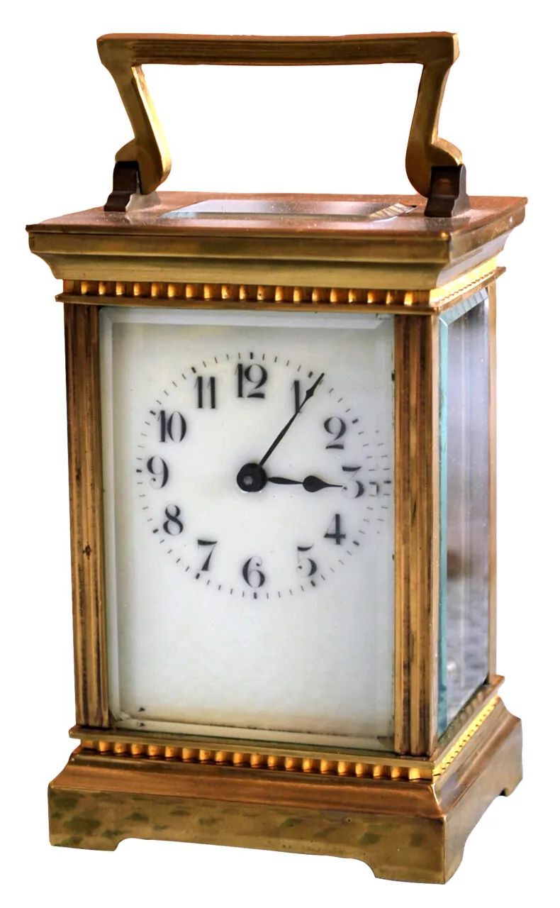Carriage clock in Anglaise case, early 20th century