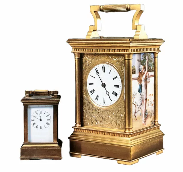 Antique carriage clocks
