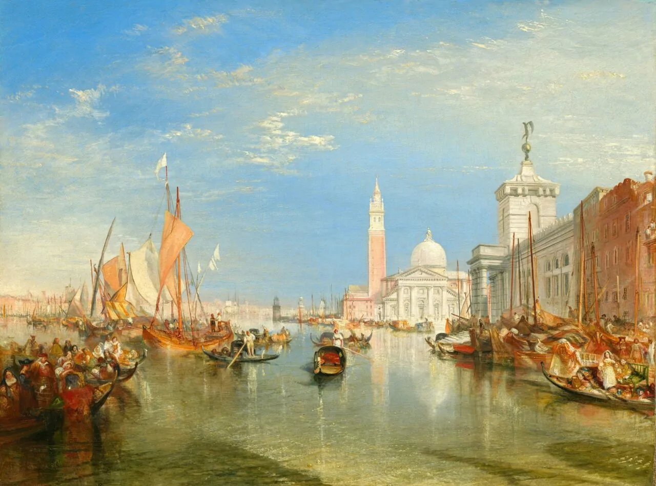 Venice: The Dogana and San Giorgio Maggiore, 1834, oil on canvas by Joseph Mallord William Turner (1775-1851)