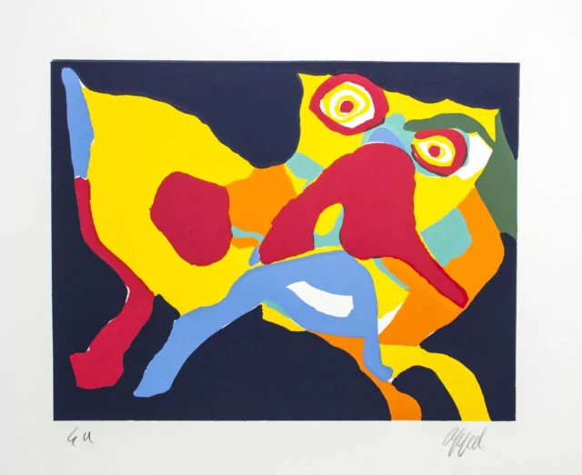 Karel Appel (1921–2006), With Justice for All, lithograph.