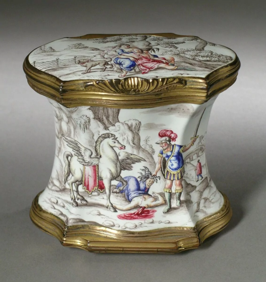 Nikon 5400 Digital Capture Antique Enamel Snuff Box