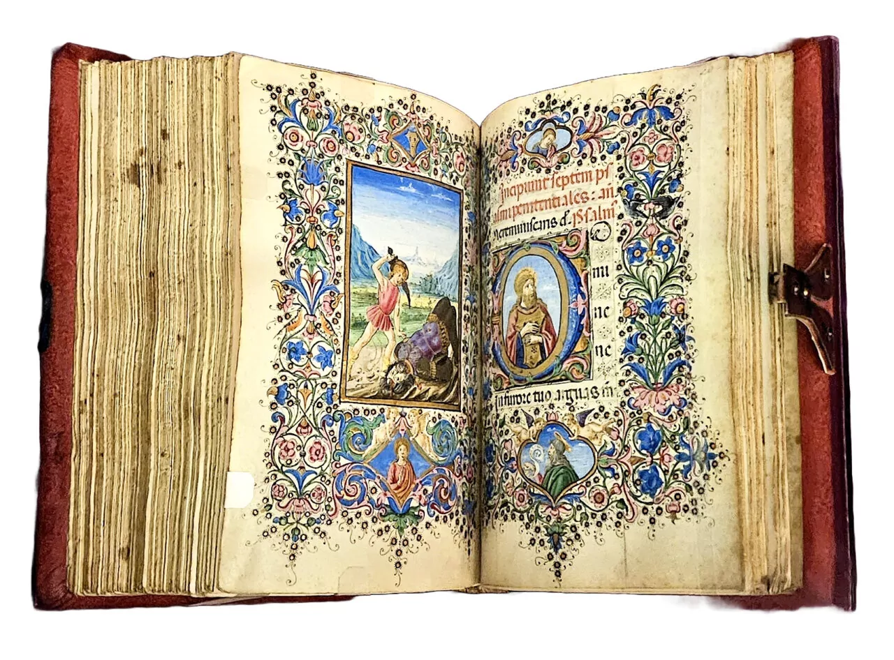 Book of Hours - Illuminated manuscript on parchment, Italy, 1485-1499.
