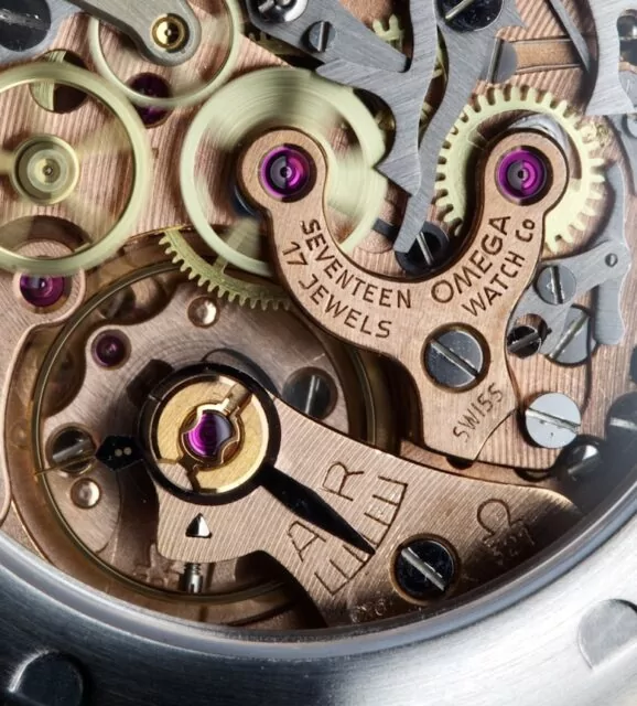 Omega Speedmaster calibre 321 chronograph movement, ref. 145.012 with serial number for 1967 with a Thomas Preik exhibition caseback.