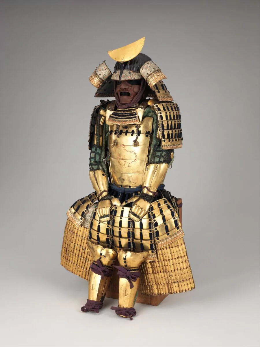 Yukinoshita Sadaiyé (Japanese, active 17th century) Armor (Gusoku), 17th century Japanese, Edo period (1615–1868) Iron, lacquer, silk, gilt copper;