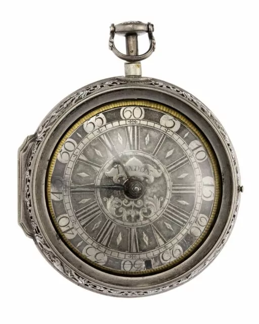 Silver Pocket Watch by Charles Cabrier (act.1756-1777).