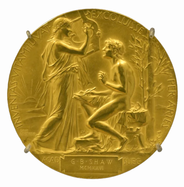 George Bernard Shaw's Nobel Prize Medal for Literature awarded in 1925.