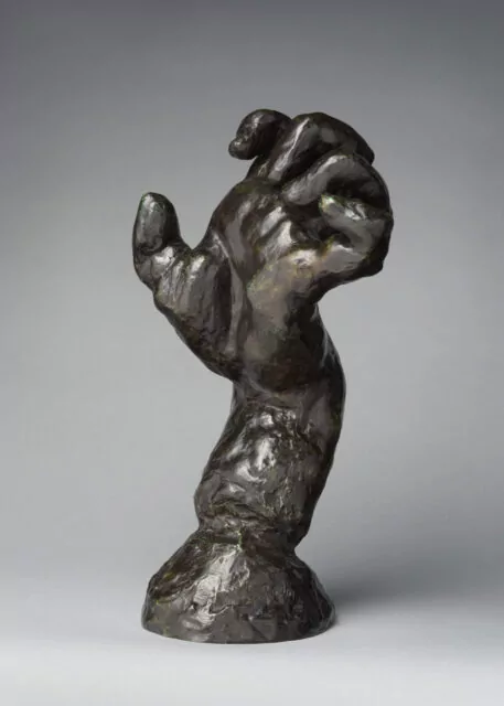 The Clenched Left Hand (Study for Hand of Pierre de Wiessant) by Auguste Rodin (1840-1917).