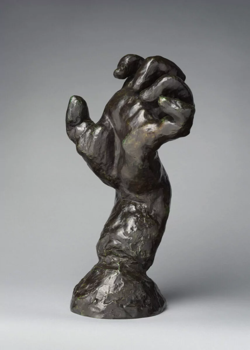The_Clenched_Left_Hand_(Study_for_Hand_of_Pierre_de_Wiessant)_MET_DP-13618-025 Auguste Rodin (French, 1840-1917), The Clenched Left Hand (Study for Hand of Pierre de Wiessant), Cast by Georges Rudier (French)