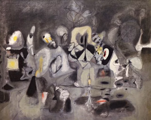 Ashile Gorky (Armenian/American, 1904-1948), Diary of a Seducer, oil on canvas. 