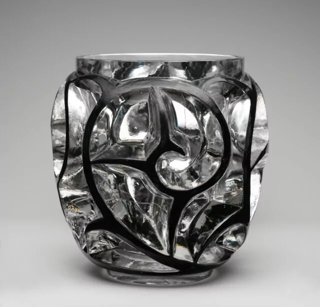 Tourbillons Vase, 1926, by René-Jules Lalique (French, 1860-1945). 