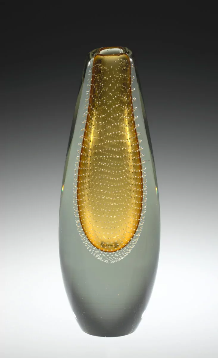 1993.169_full Glass vase by Gunnel Nyman (Finnish, 1909-1948), 1950s.