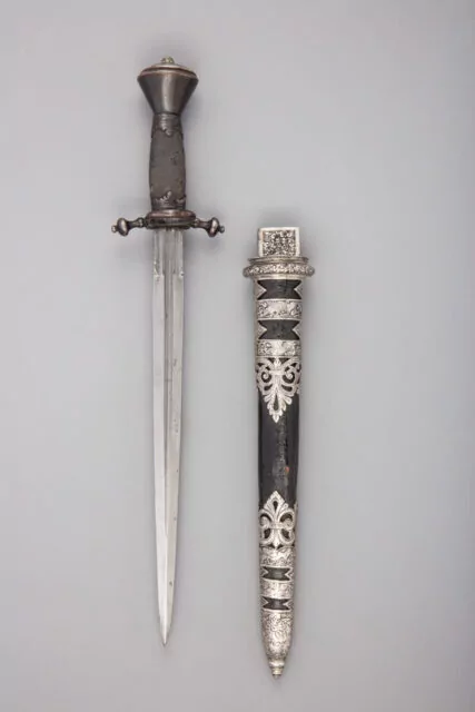 Wolf Paller (German, d. 1583), Dagger with Scabbard, Circa 1575. 