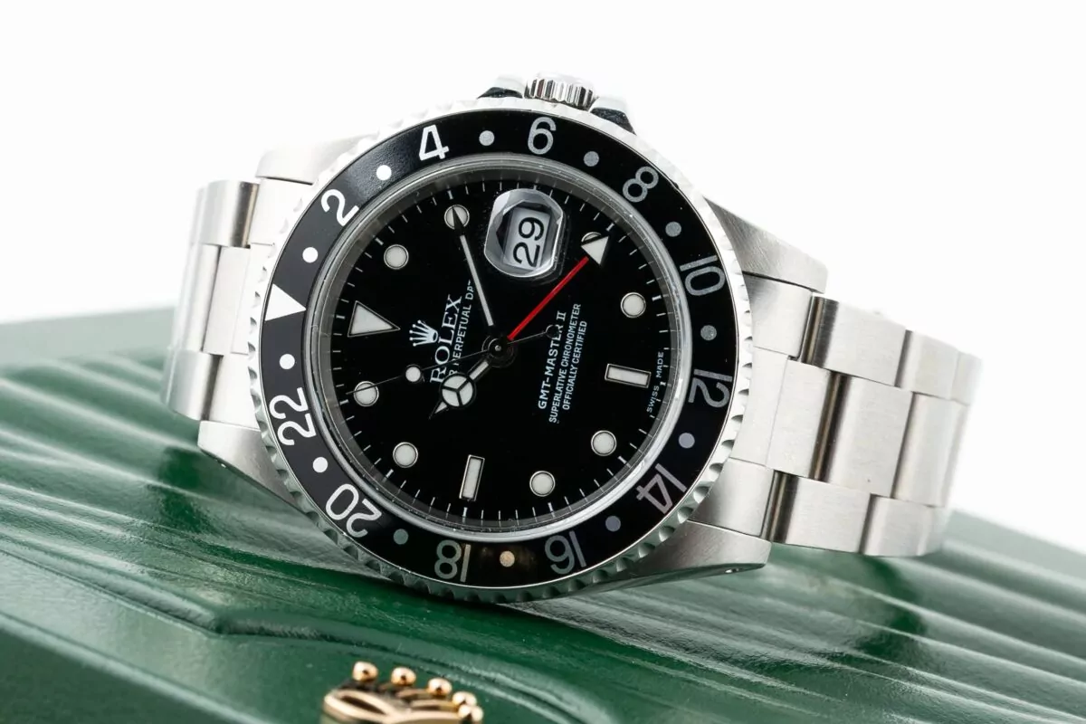 Rolex GMT Master II wristwatch, ref: 16710
