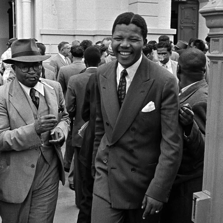 Jurgen Schadeberg Nelson Mandela & Moses Kotane